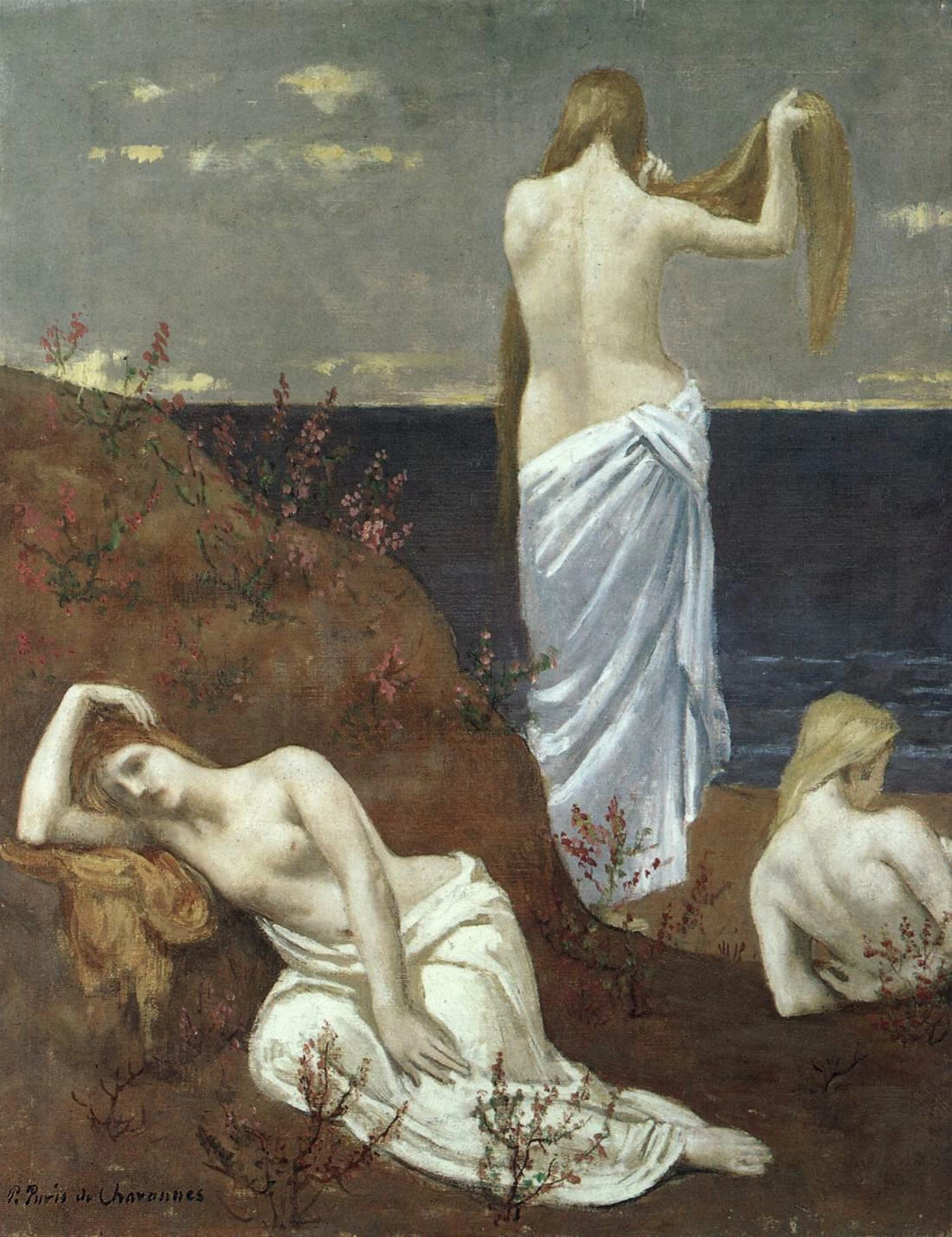 Pierre Puvis de Chavannes - Giovani donne in riva al mare, Musée d'Orsay, Parigi